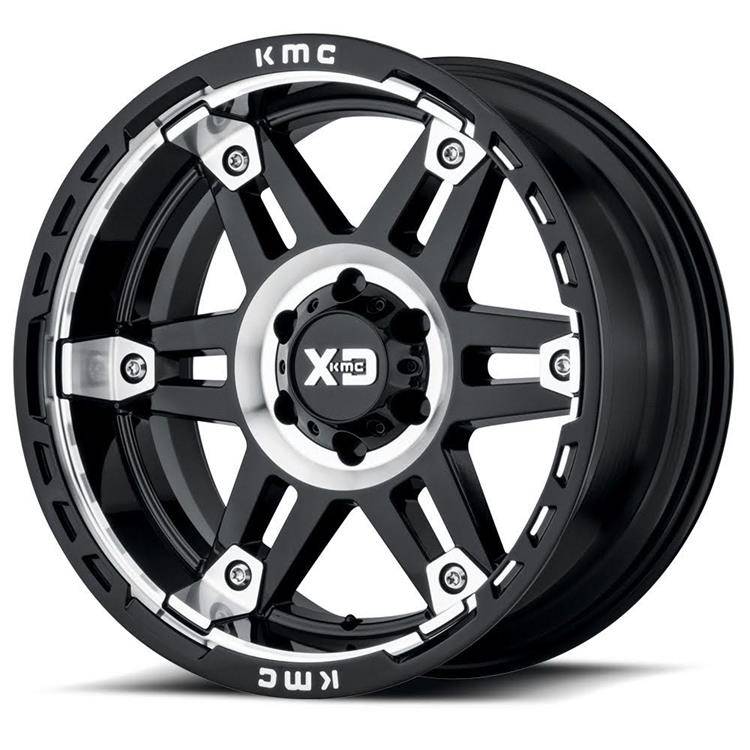 oyota R17 J8 6x139.7-ET18 XD840-Spy-II-Gloss-Black-Machined-XD