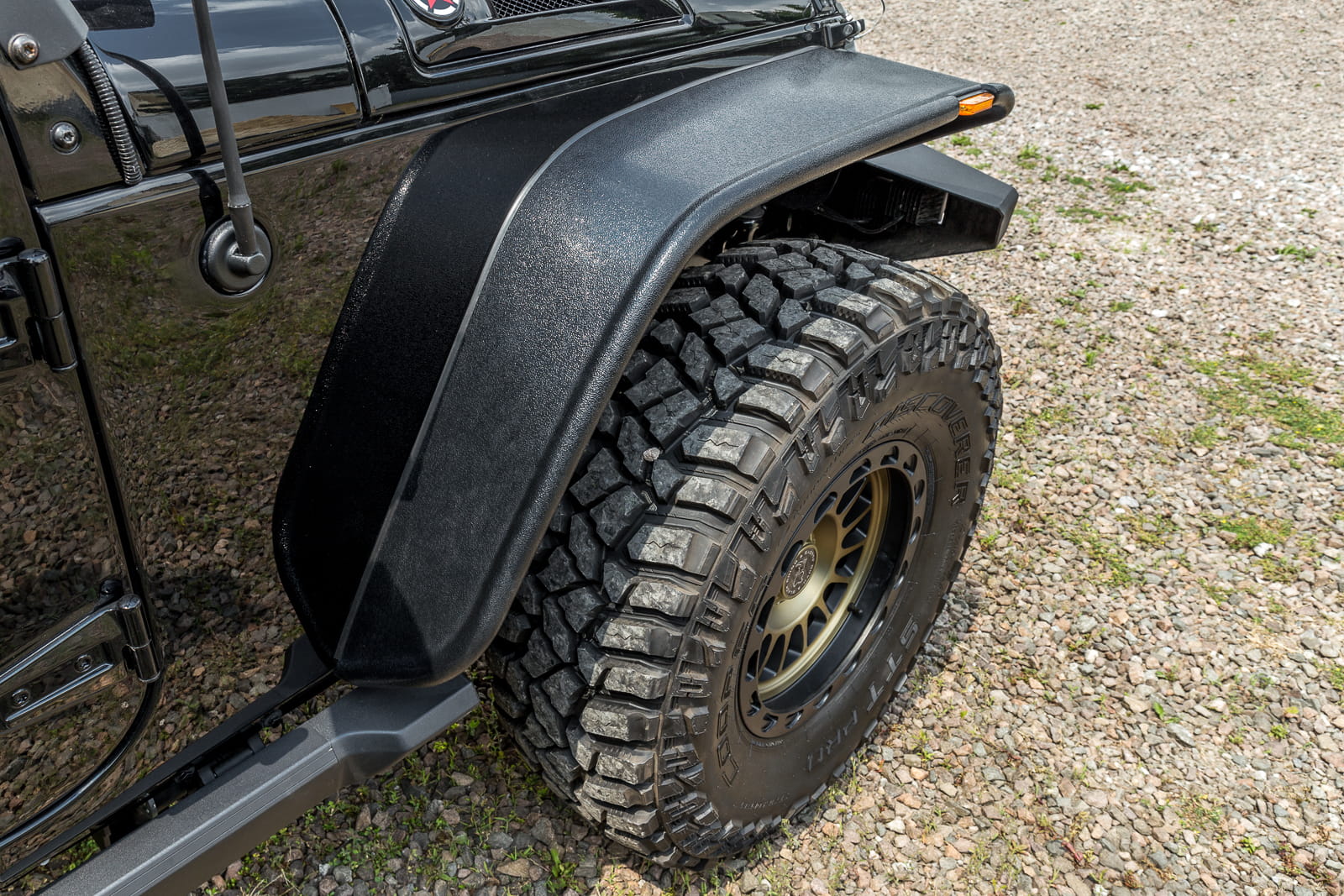 Jeep Wrangler JK első-hátsó műanyag sárvédő 35"-os kerékhez - Image 2