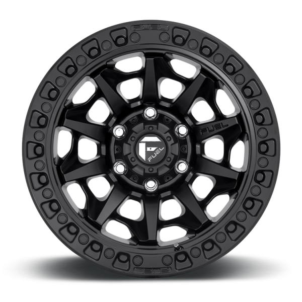 R18 J9 ET20 Jeep D694 Covert Matte Black Fuel - 4x4 webshop
