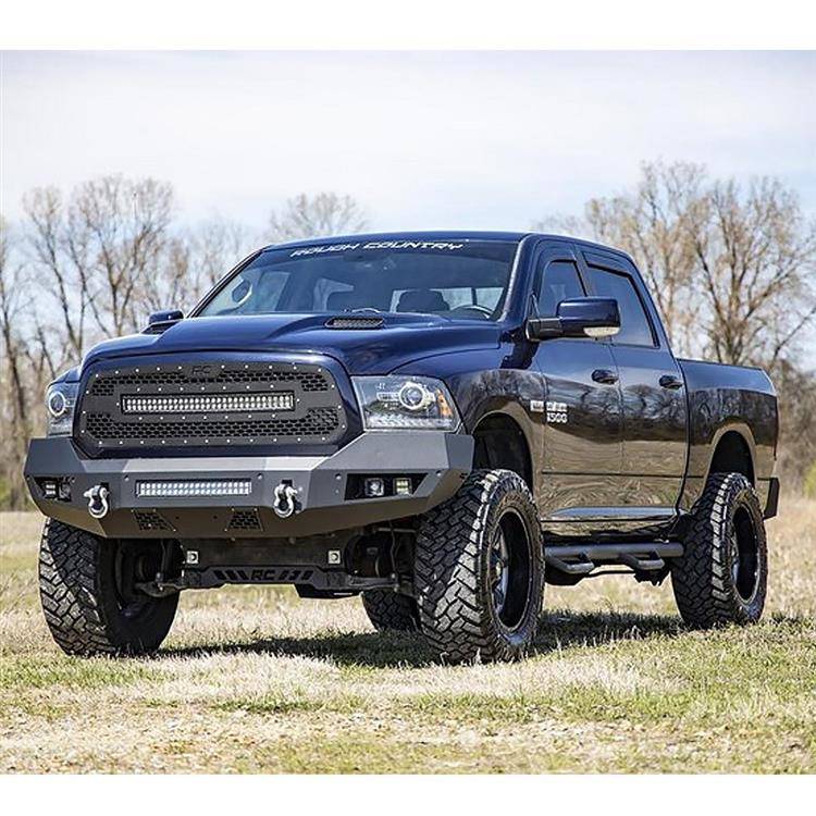 Dodge Ram 1500 első acél lökhárító_bumper-with-LED-lights-Rough-Country