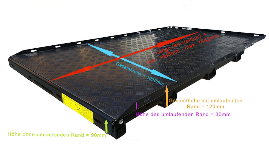 Ram 1500 kihúzható plató