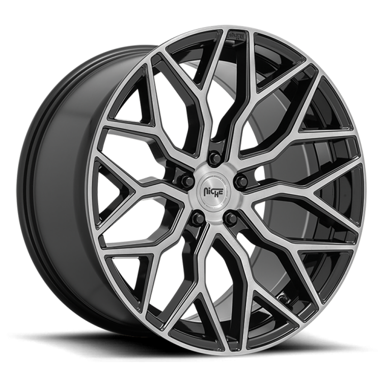R22 J10 5x130 ET30 m262-mazzanti-gloss-black-brushed-face-niche-road-wheels