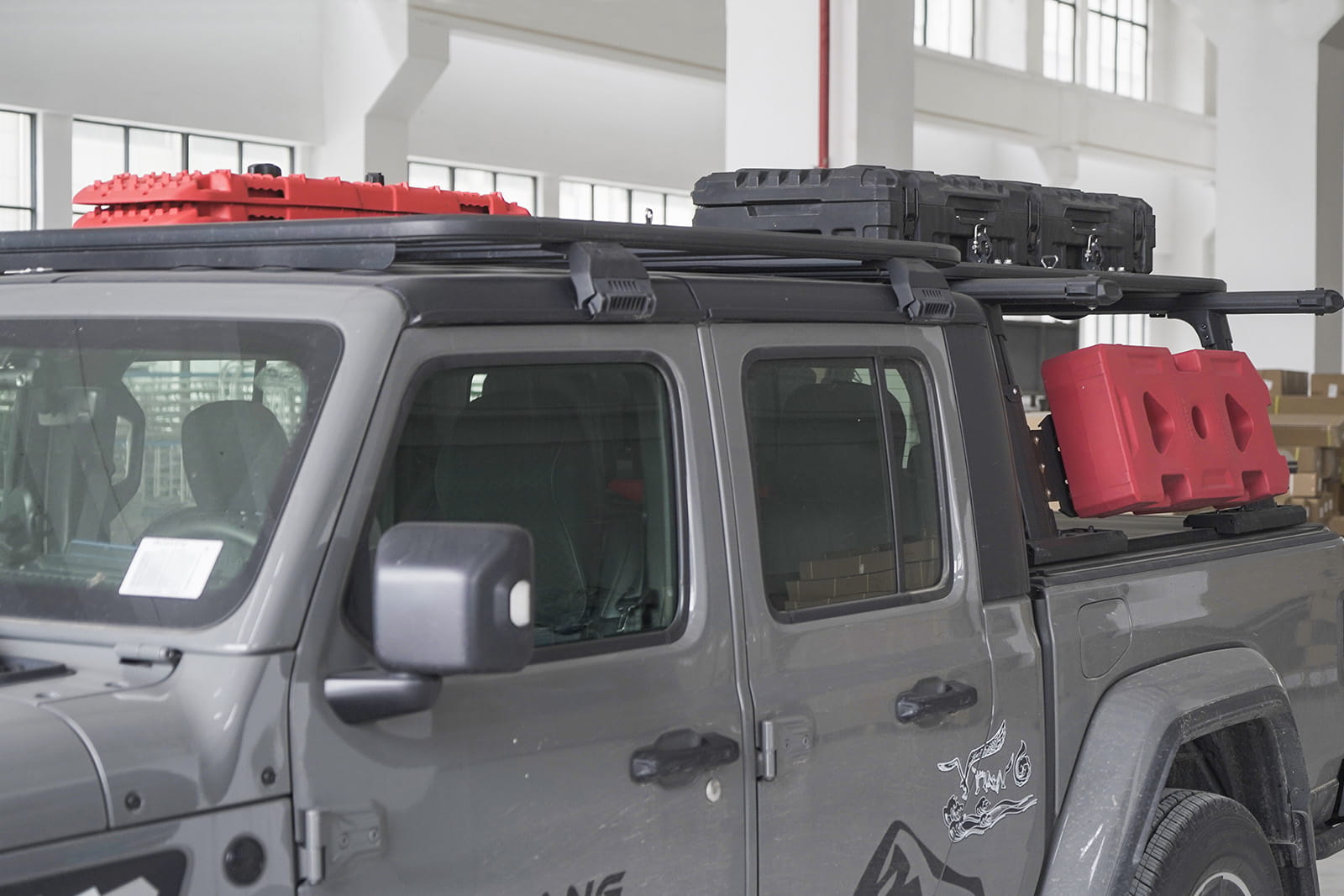 tetőcsomagtartó platform ALU Jeep JT - Image 6