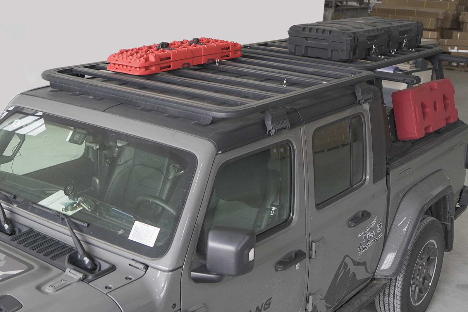 tetőcsomagtartó platform ALU Jeep JT - Image 8