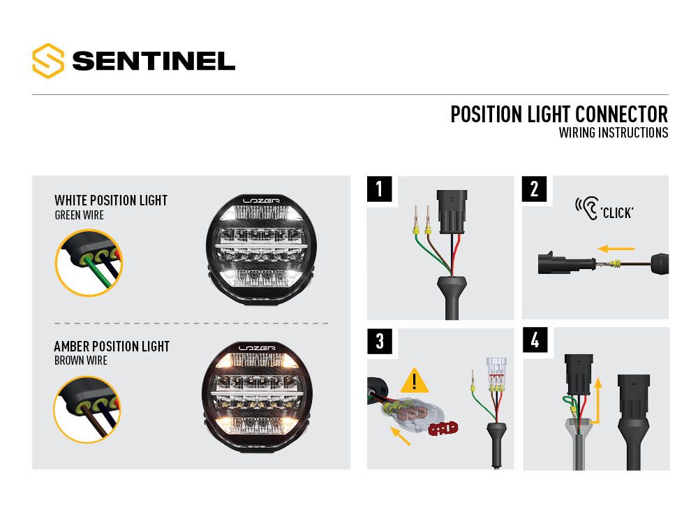 Lazer Lamps Sentinel 9 Standard LED lámpa, fekete - szúró és terítőfény