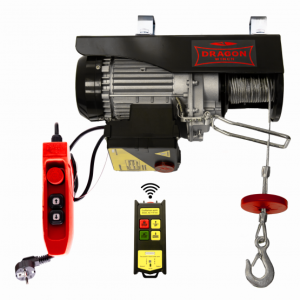 Emelő csörlő 220 volt 300_600 Kg 220V vezeték nélküli távirányítóval